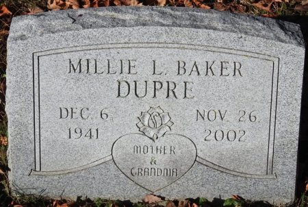 DUPRE, MILDRED LUCILLE "MILLIE" - Greenbrier County, West Virginia | MILDRED LUCILLE "MILLIE" DUPRE - West Virginia Gravestone Photos