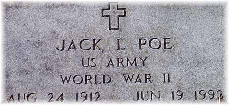 POE (VETERAN WWII), JACK L - Wood County, West Virginia | JACK L POE (VETERAN WWII) - West Virginia Gravestone Photos