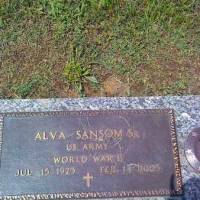 Alva (NEW) SANSOM, SR (VETERAN WWII)