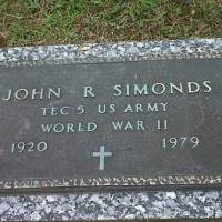 John R  (NEW) SIMONDS (VETERAN WWII)